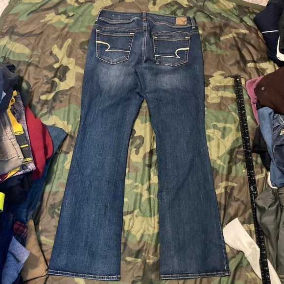 American eagle Kick Boot jeans low rise y2k Elena Gilbert size 29/31 - Picture 2 of 8